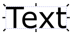 Text in Pfade umwandeln Inkscape - Grafik 1